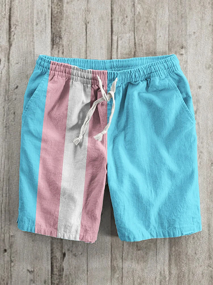 Herren-Shorts mit Transgender-Aufdruck