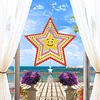 DIY Diamond Painting Double-sided Rotatable Star Hanging Wind Chime Suncatcher Hanging Kit