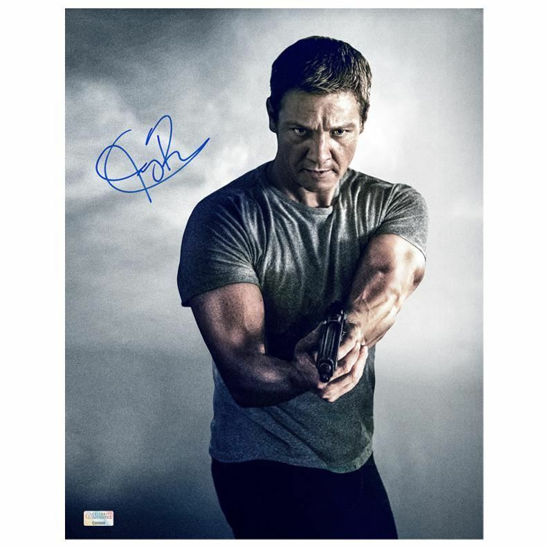 Jeremy Renner Autographed Bourne Legacy Aaron Cross 11x14 Photo Poster painting