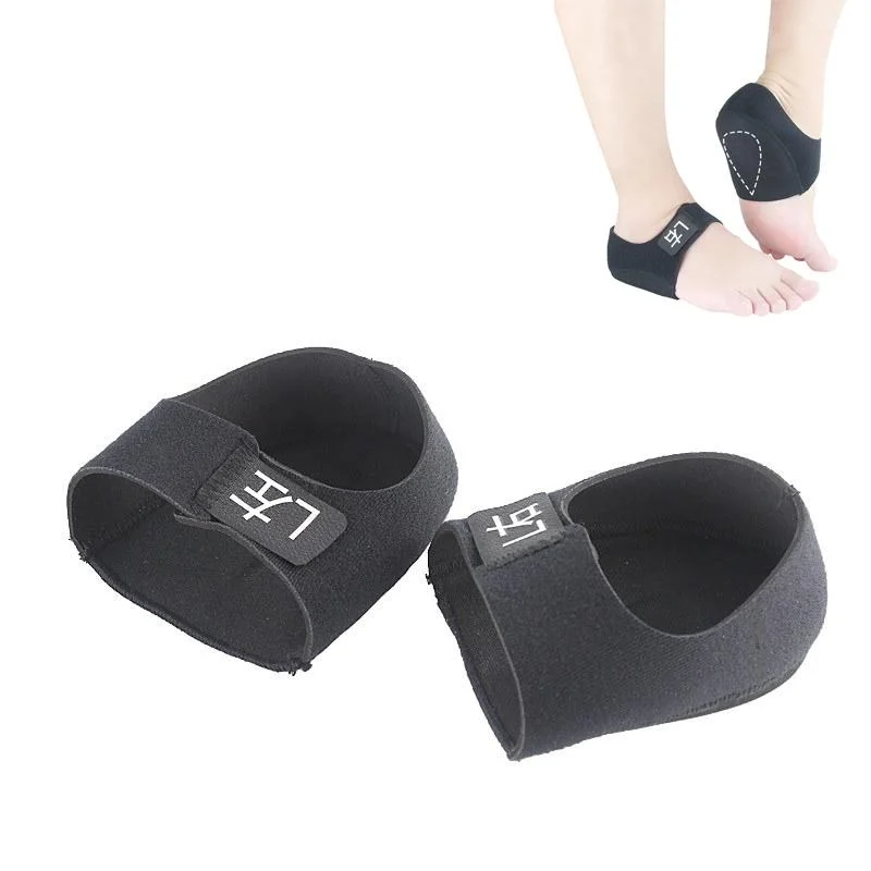 Heel Fatigue Shock Absorption And Warmth Gel Protective Cover, Size:L, Style:with Printing