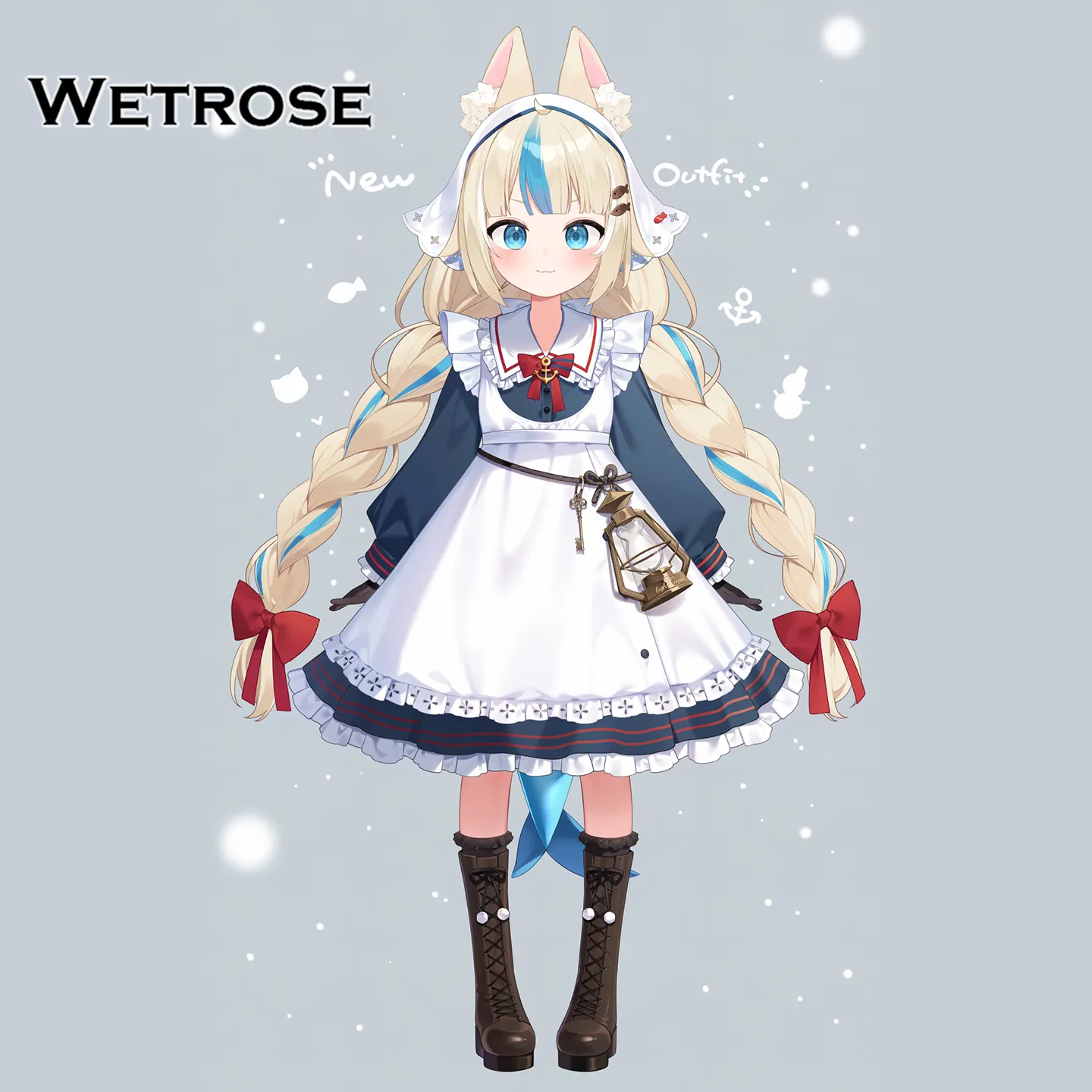 [Deposit Poll] Vtuber Sameko Saba Winter New Outfit Cosplay Costume