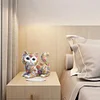DIY Colorful Cat Special Shaped Diamond Art Desktop Decor