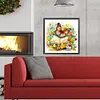 >SALE<5D DIY Full Round Drill Diamond Painting Butterfly Reading Kit Home Decor40x40cm