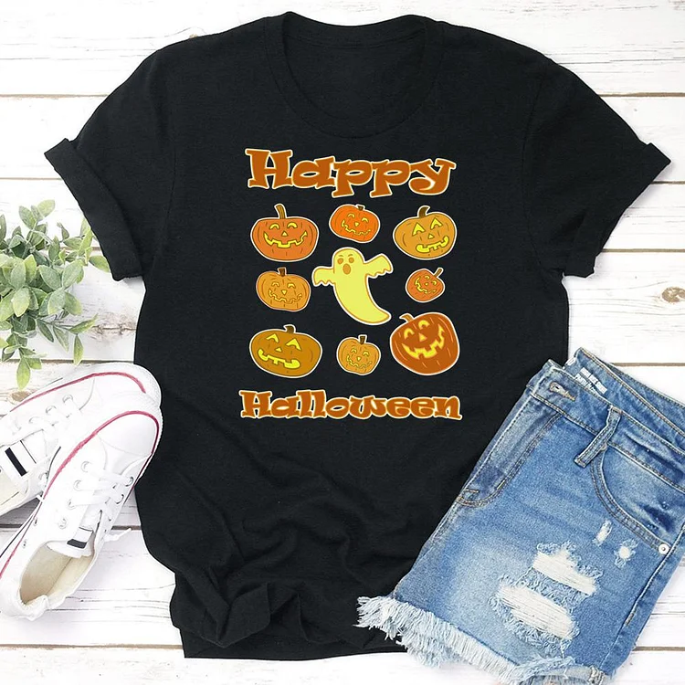 Happy Halloween T-shirt Tee -06726