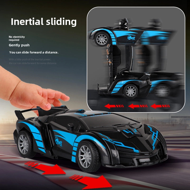 Children’s Toy Car Boy Children’s Toy Impact Deformation Car Model Inertia Toy Stall Night Market