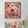 Poppy-11CT Stamped Cross Stitch 40*40cm/15.75*15.75in