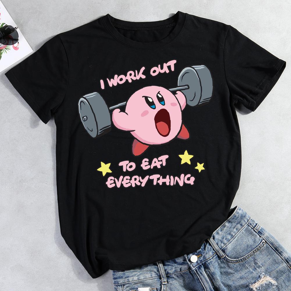 I Work Out to Eat Everything (Kirby) Coffee Mugs