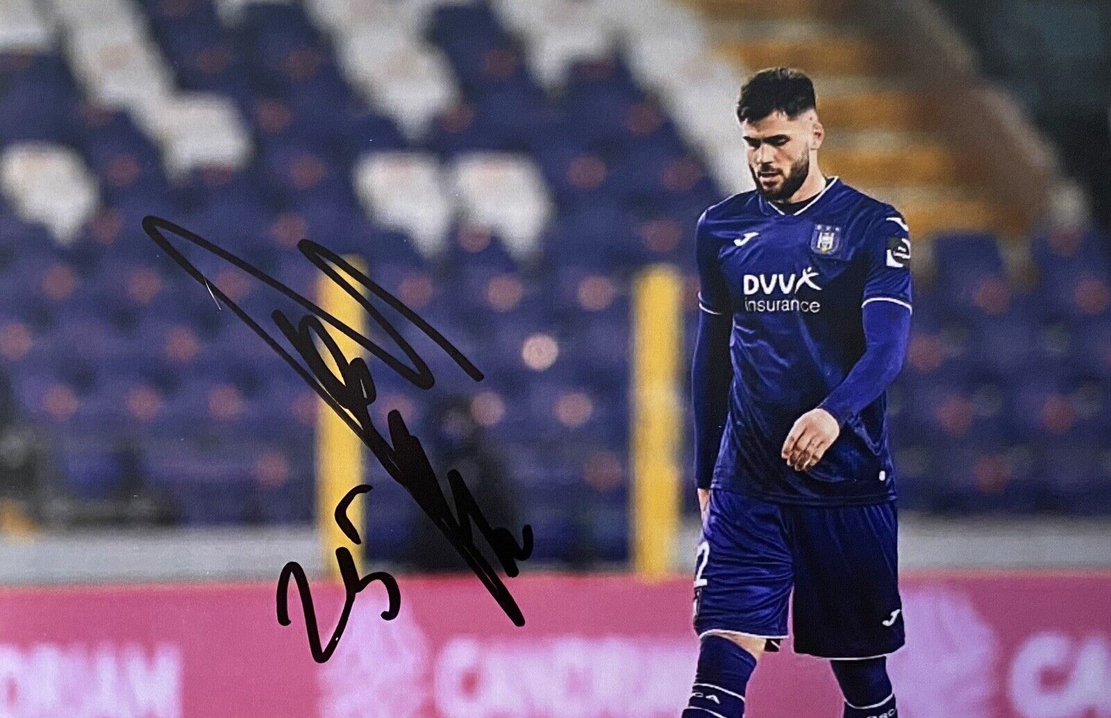 Elias Cobbaut Hand Signed Anderlecht 6X4 Photo Poster painting