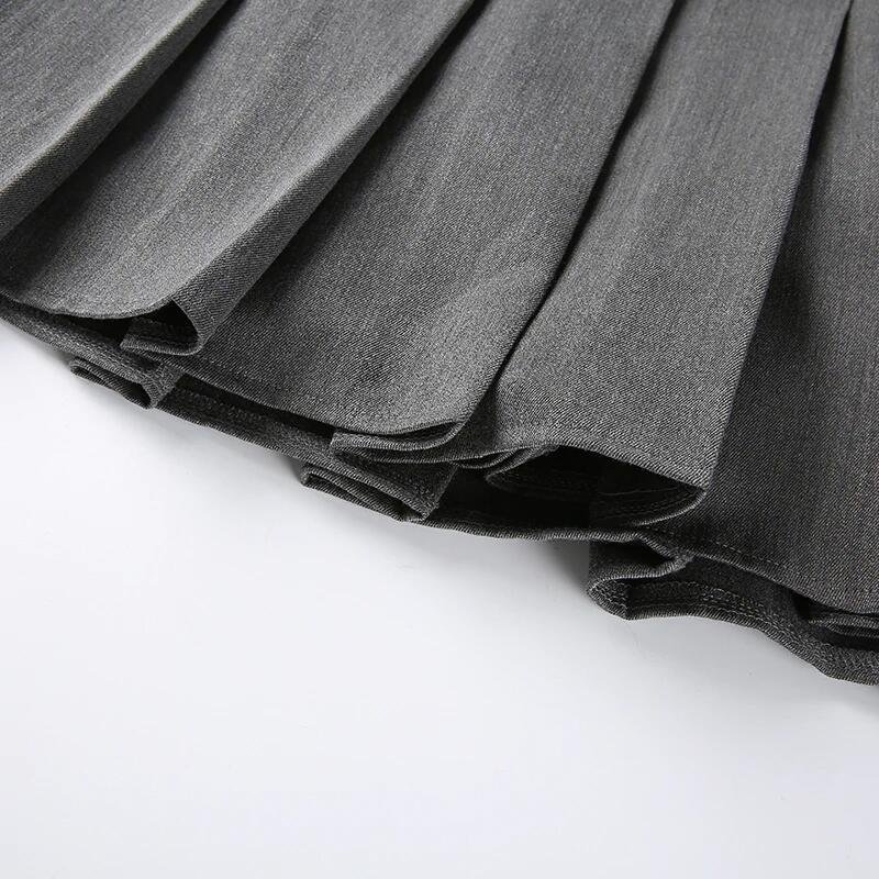 COSPLAY STRAPPED PLEATED SKIRT