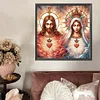 Religiöse Jesus Maria - speziell geformtes Diamantgemälde - 40*40cm