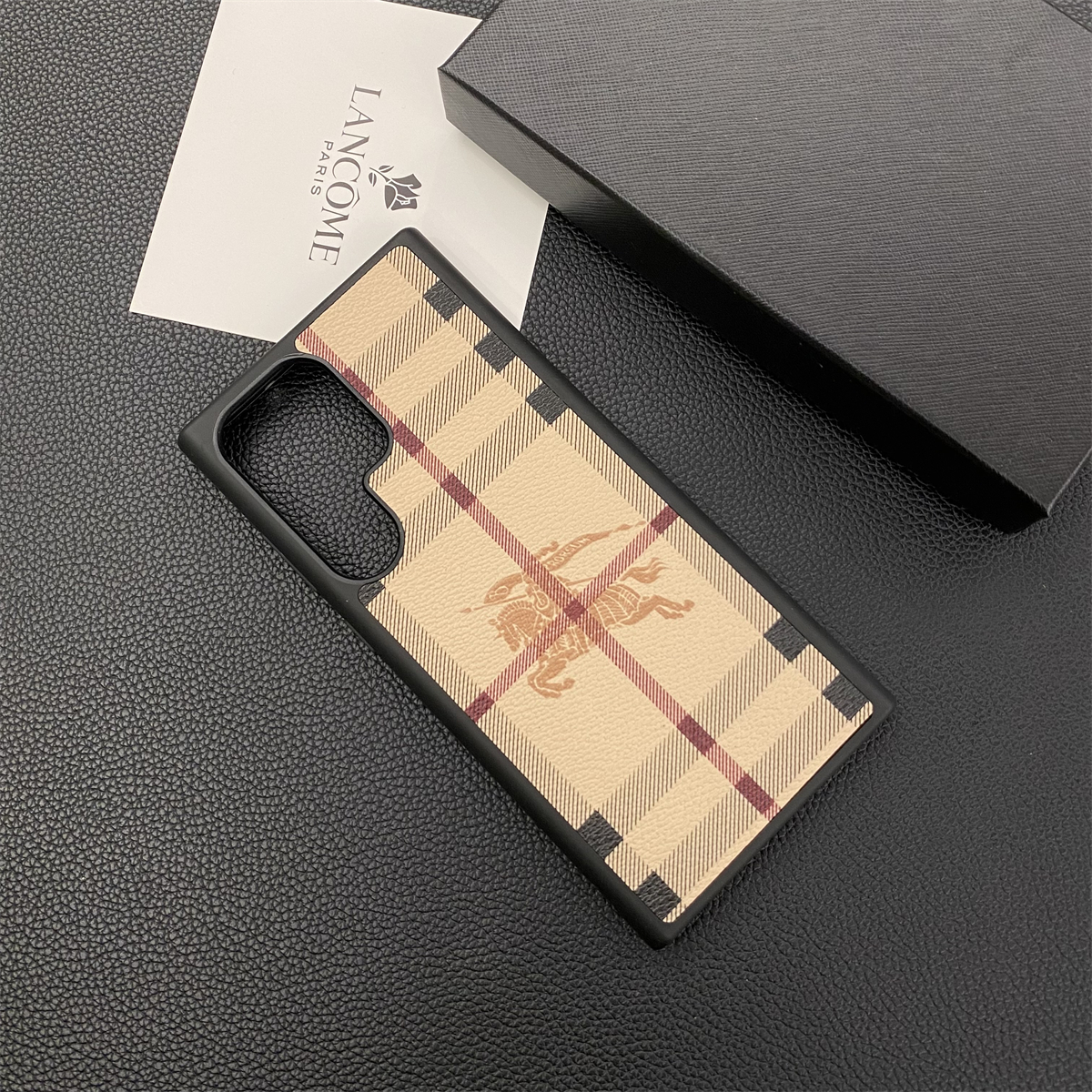 Luxury Gucci Galaxy Phone Leather Case Burberry Classic Samsung Cover