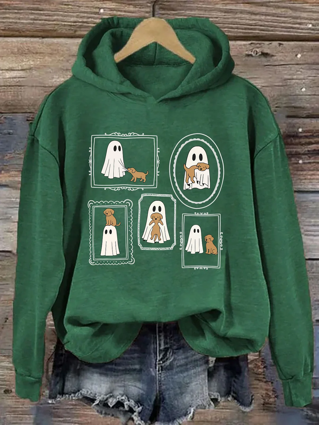 Ghosts And Dogs In Frames Hoodie