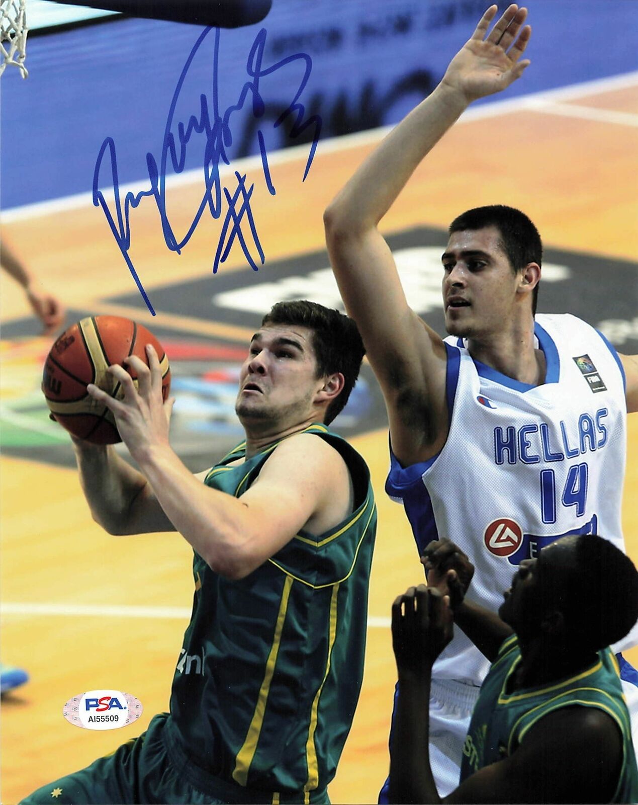 GEORGIOS PAPAGIANNIS signed 8x10 Photo Poster painting PSA/DNA Phoenix Suns Autographed