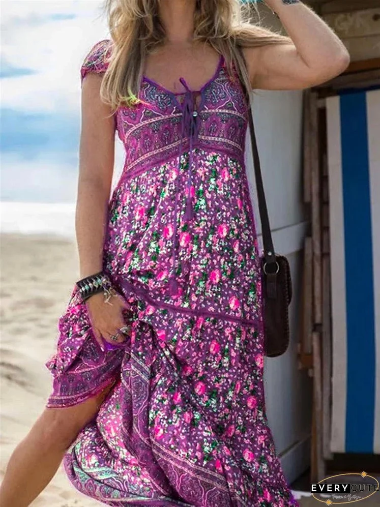 Summer new popular dress long skirt fashion soft and cool