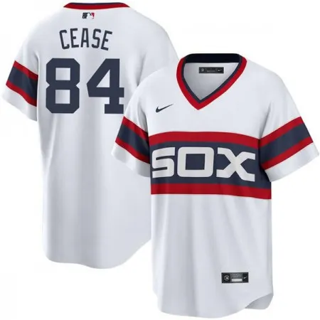 Men's Chicago White Sox #84 Dylan Cease White Cool Base Stitched Jersey 839T