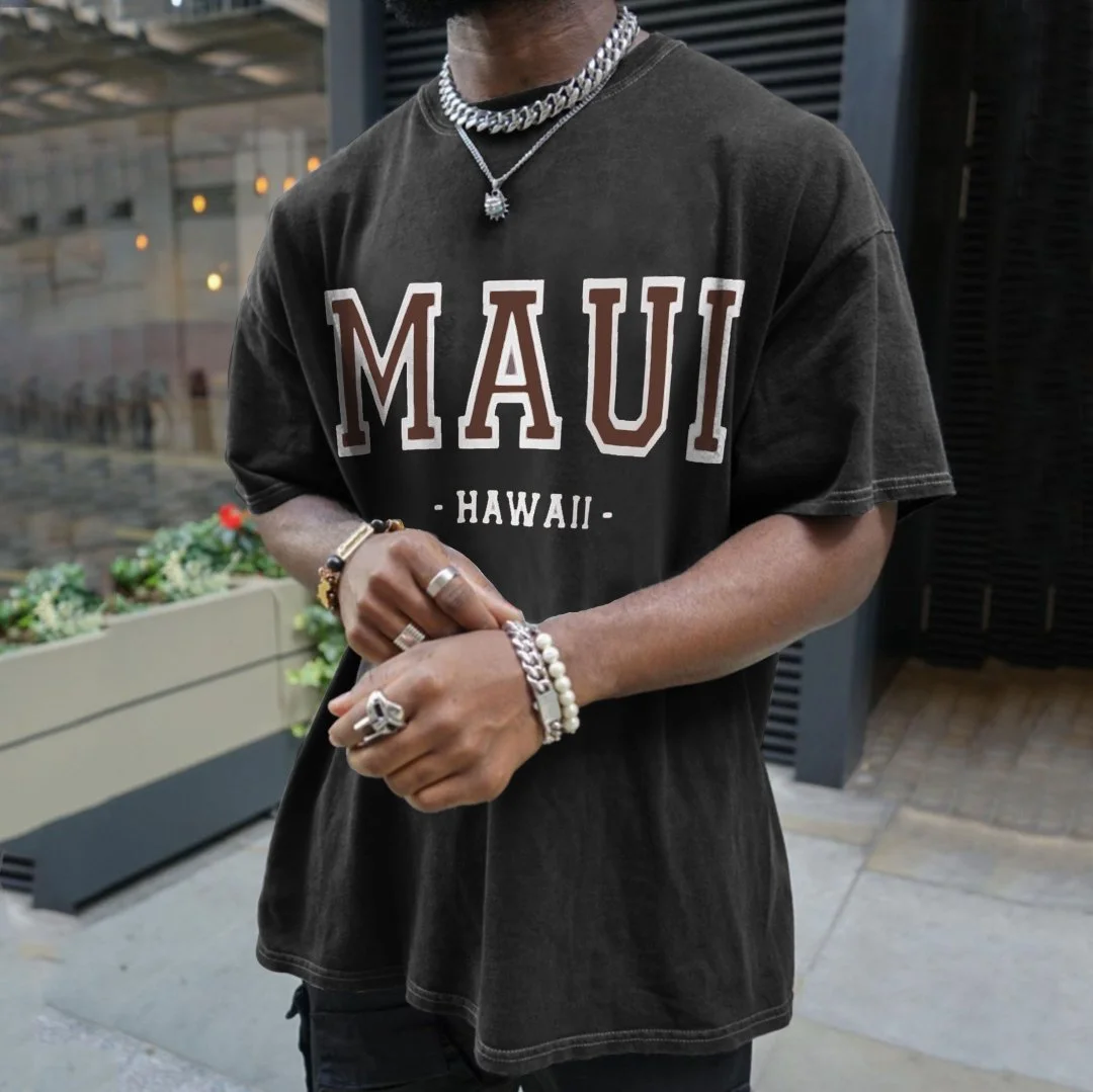 Maui Hawaii Printed T-shirt