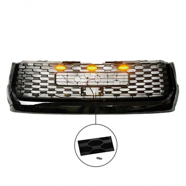 Hot Products High quality pickup Car accessories grill for Toyota Tundra Grille with light DRL 2014-2021 ITN Auto