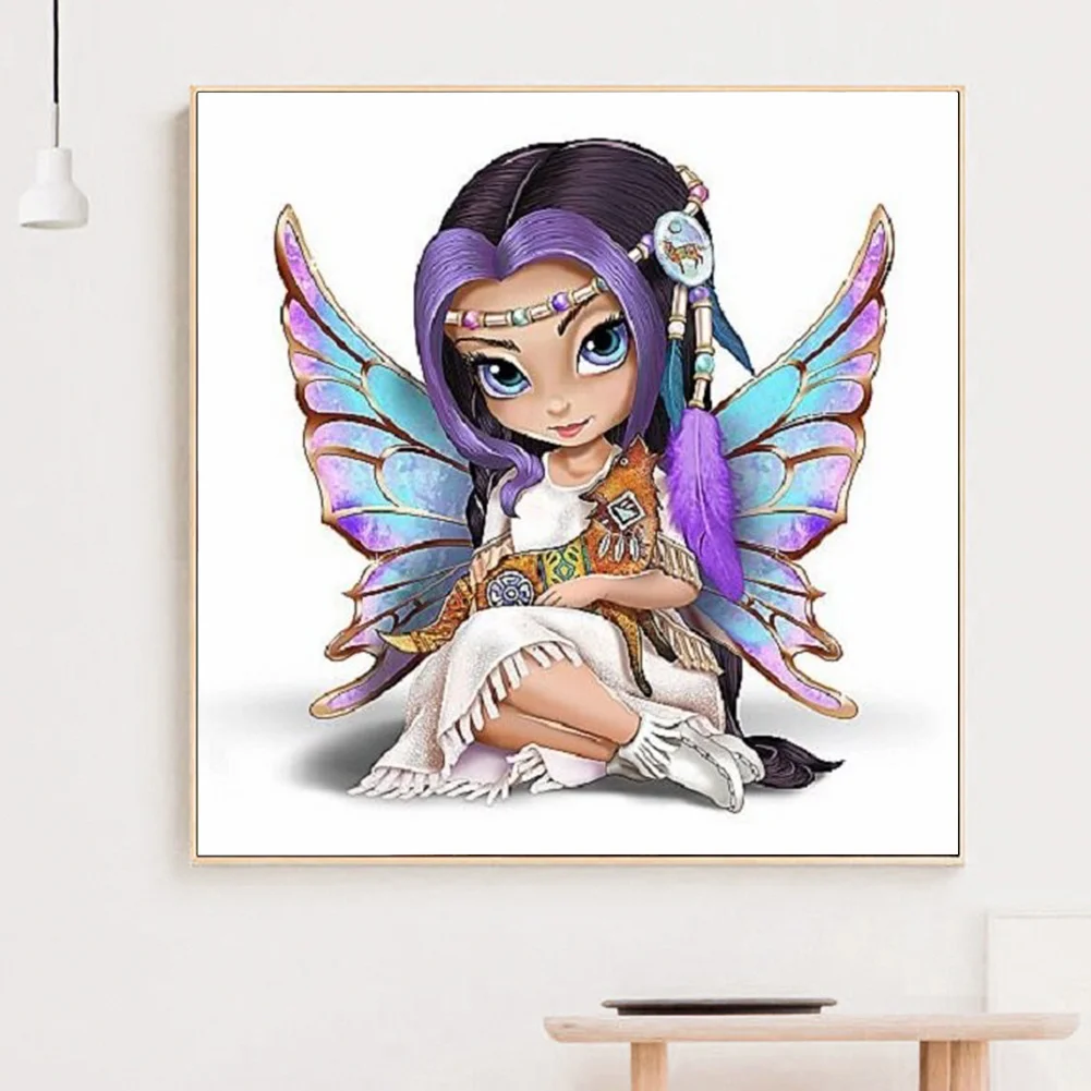 Full Round Diamond Painting 40*40cm - Big Eyes Doll