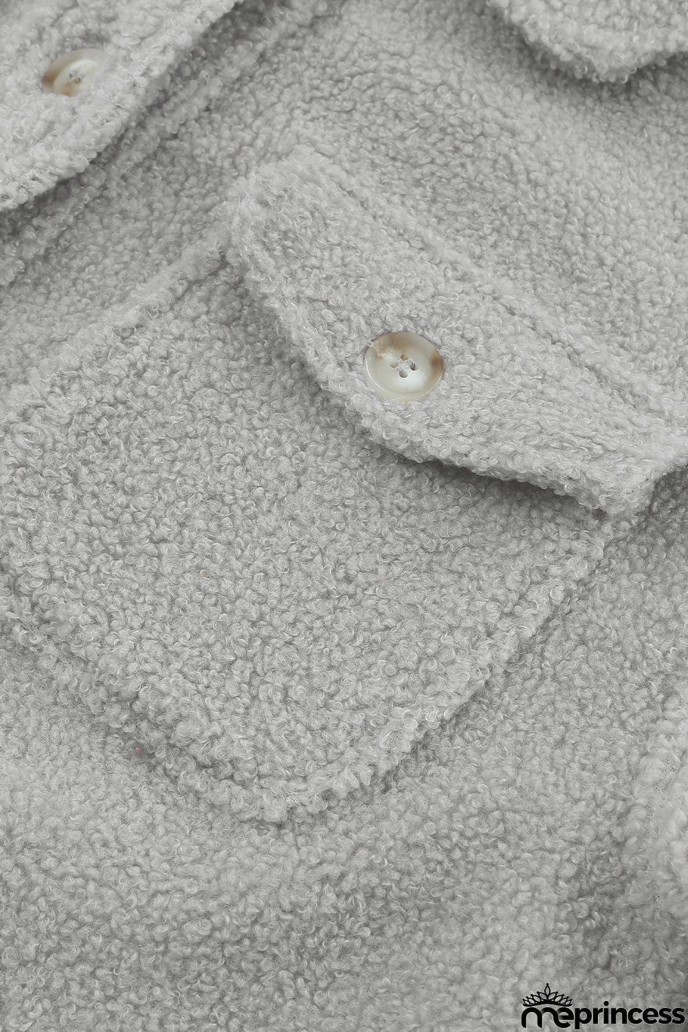 Flap Pockets Button Front Jacket