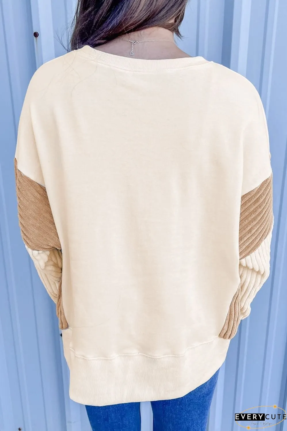 Round Neck Long Sleeve Sweatshirt