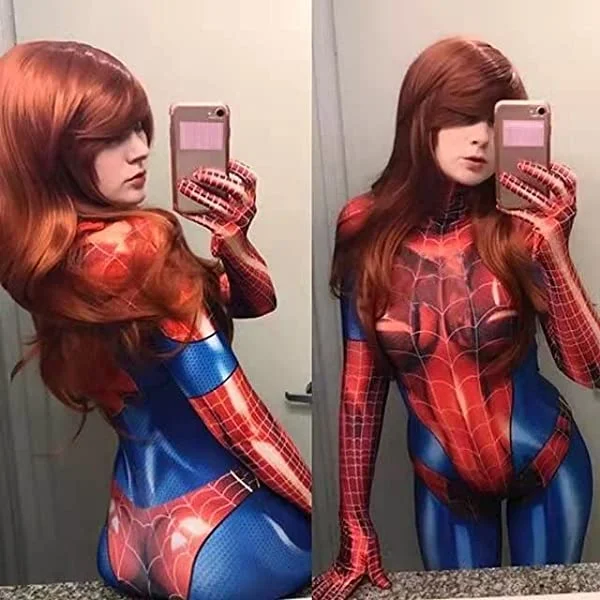Women Spider Halloween Superhero Girl Cosplay Costume Bodysuit