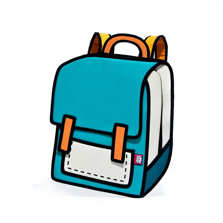Turquoise Spaceman Backpack