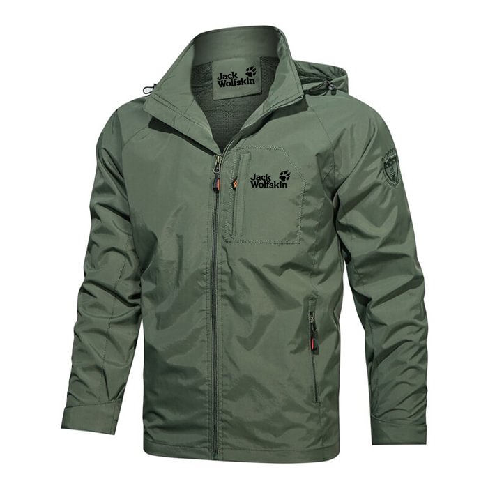 męski trencz jack wolfskin