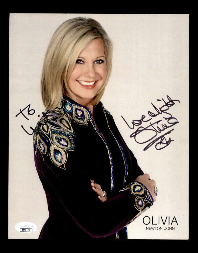 Olivia Newton John JSA Coa Hand Signed 8x10 Photo Poster painting Autograph