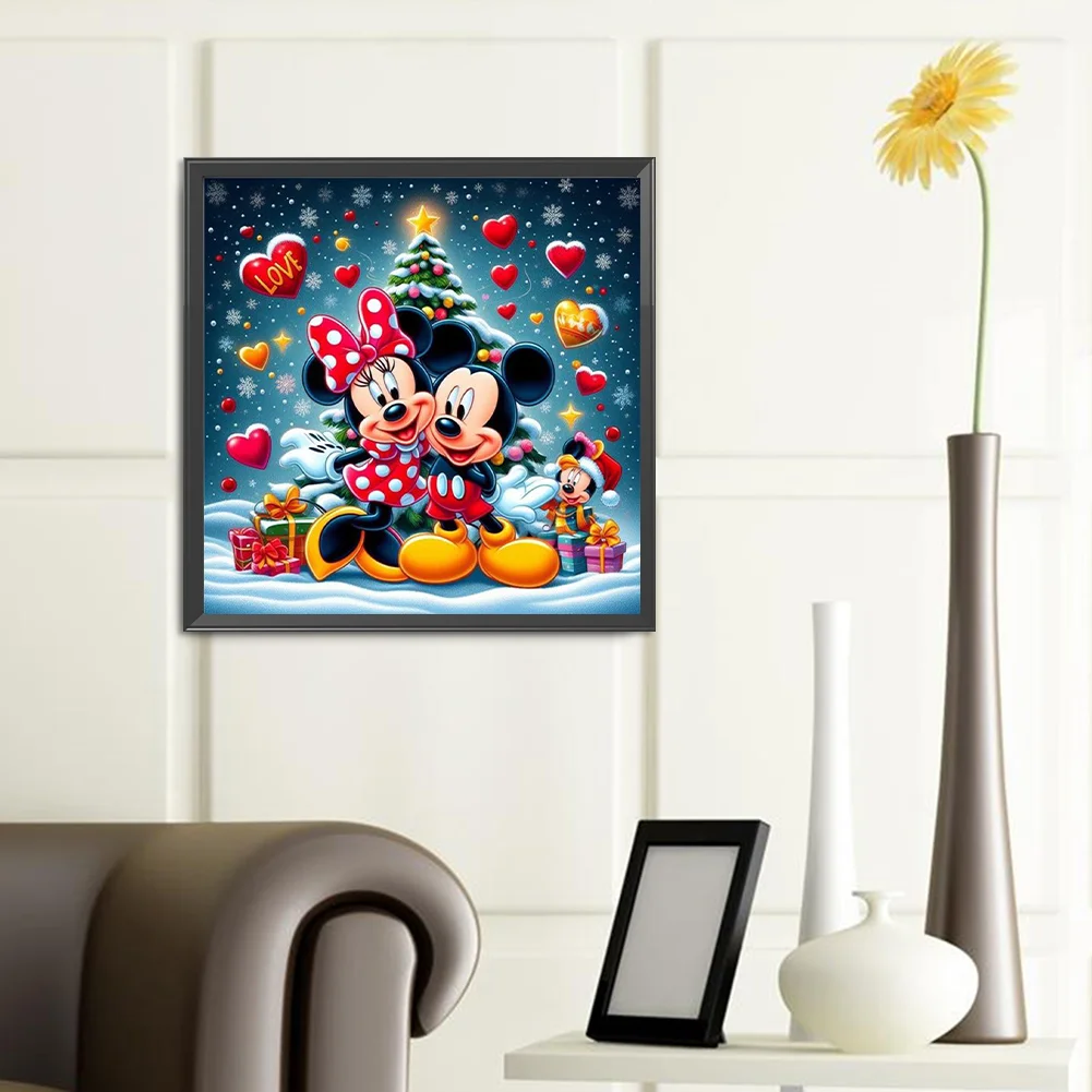Diamond Painting - Full Round Drill - Mickey Minnie(Canvas|40*40cm)
