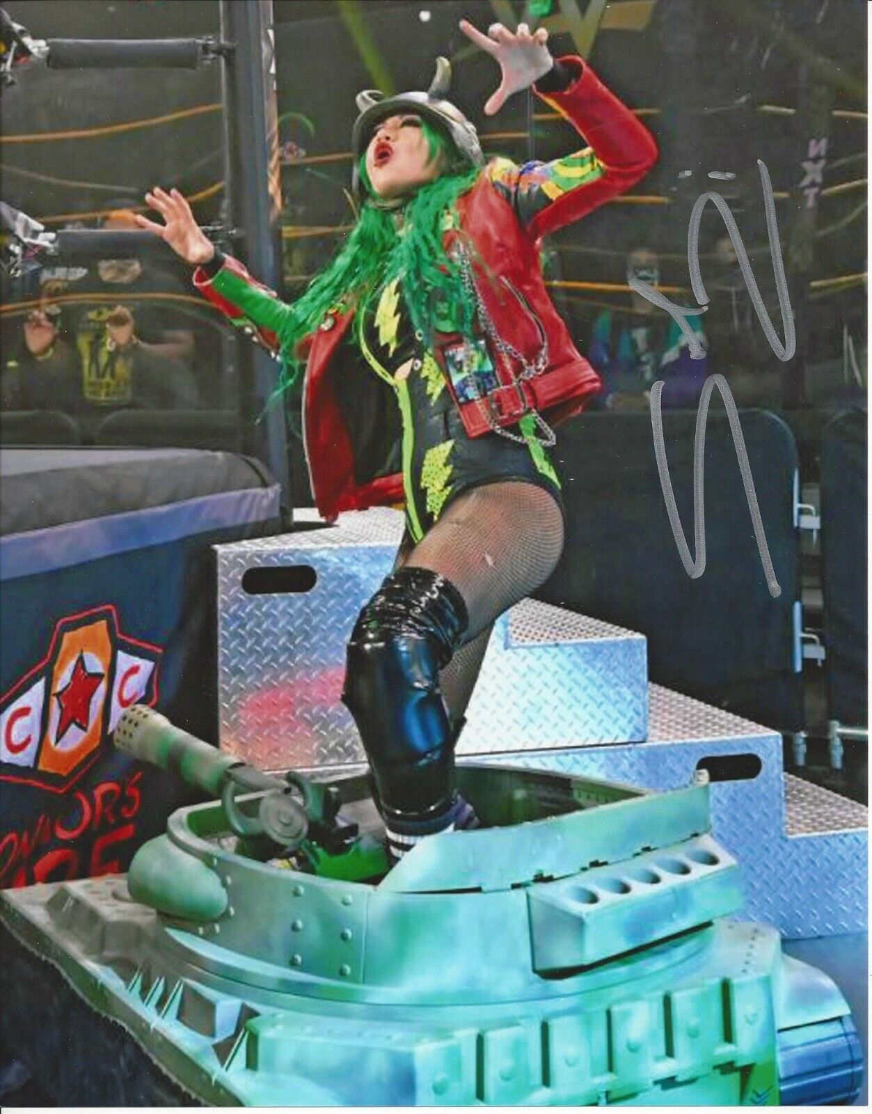 Shotzi Blackheart autographed 8x10 Sexy Hot In Person TNA WWE Shimmer RISE #2