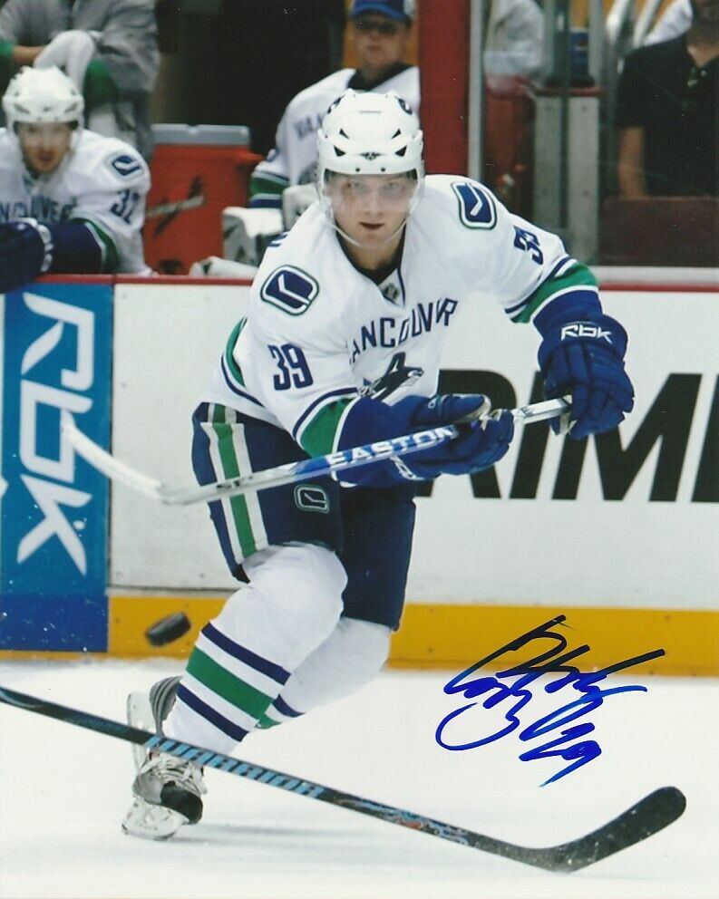 CODY HODGSON SIGNED VANCOUVER CANUCKS 8x10 Photo Poster painting! Autograph