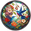(Multi-Style)Flower Animal Glass Painting-Paint by Numbers Acrylic Painting 40*40CM