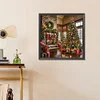 (50*50cm)Christmas House - Full Round Drill Diamond Painting