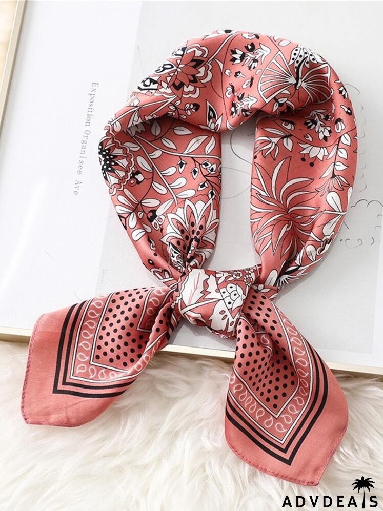 Flower Print Bandana