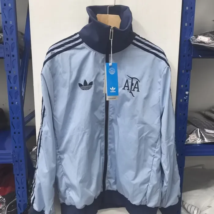 25/26 Argentina Light Blue Windbreaker Jacket
