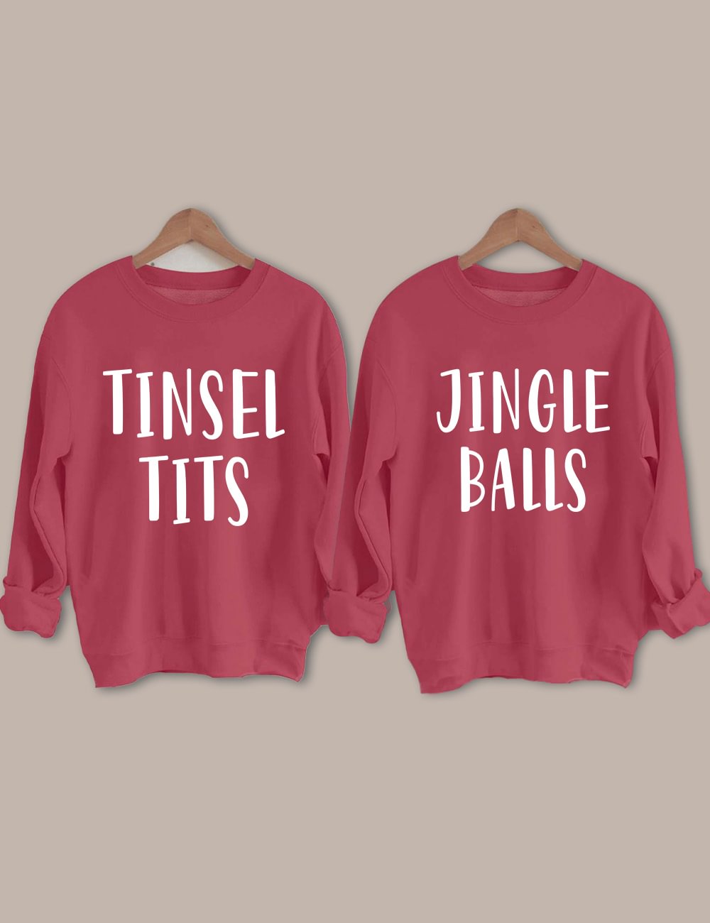 Jingle Balls/Tinsel Tits Matching Sweatshirt