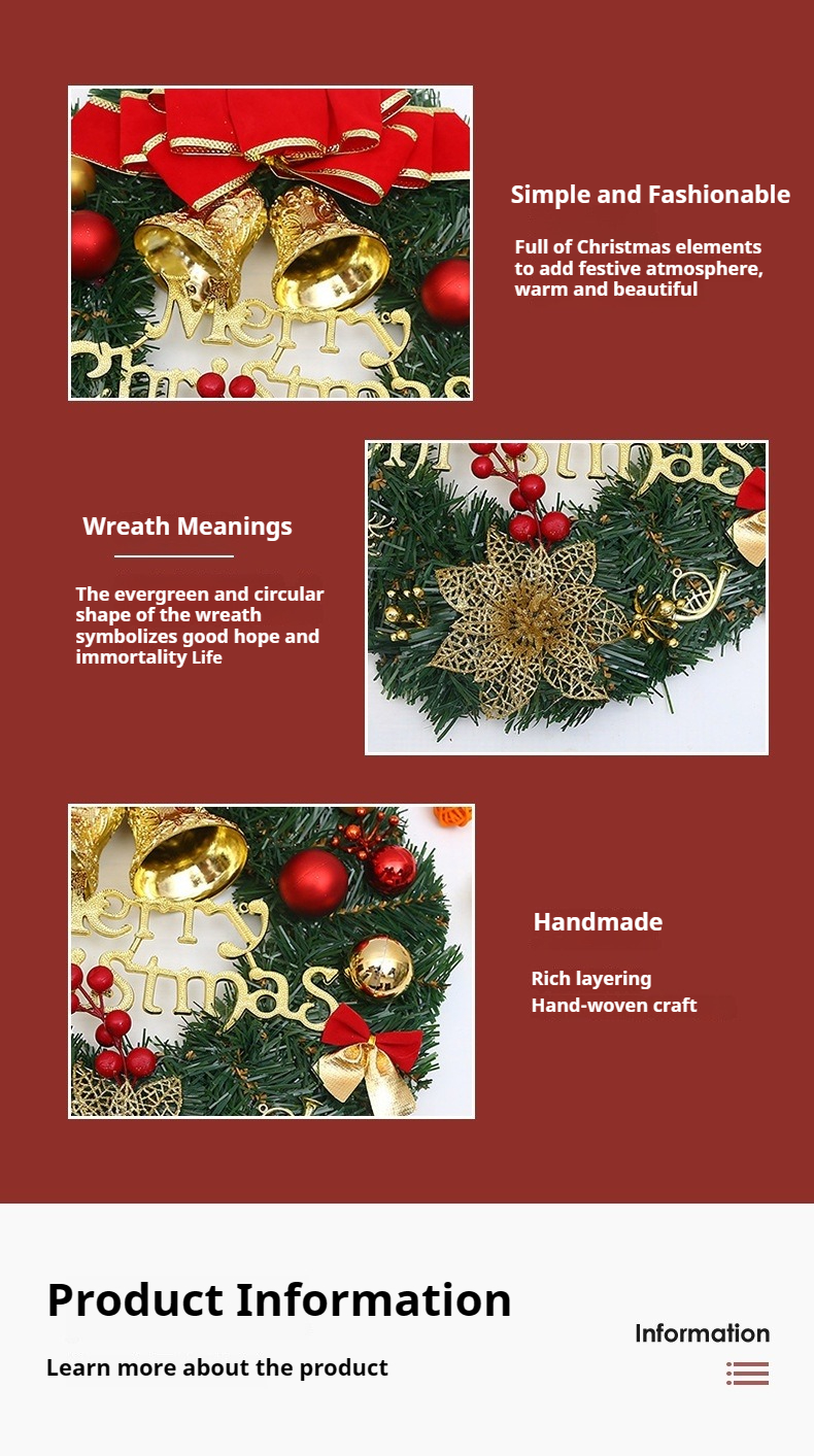 Tegooe Premium Christmas Wreath Collection