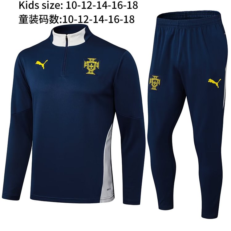 2025-26 Portuguese Royal Blue Suit Set - Children's Version