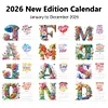 2026 Calendar Diamond Painting Kit DIY Diamond Art Desk Calendar for Home Office