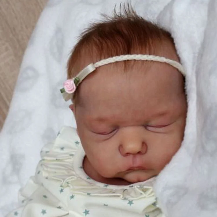 [Summer Sale]18” Lifelike Girl Named Sylvie Cloth Body Baby Doll,Collectible Reborn Baby Doll：Realistic Reborn Baby Dolls By Rsgdolls®