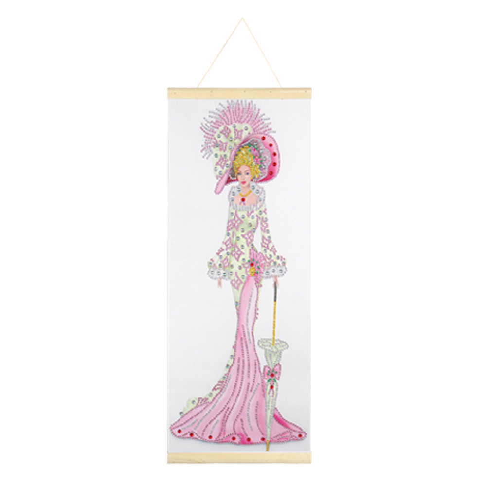 

Dress Lady Hanging - Special Shaped Diamond Painting - 20*50CM, 501 Original