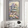 (45*75cm)Flower Birdhouse - Full Square Drill Diamond Painting