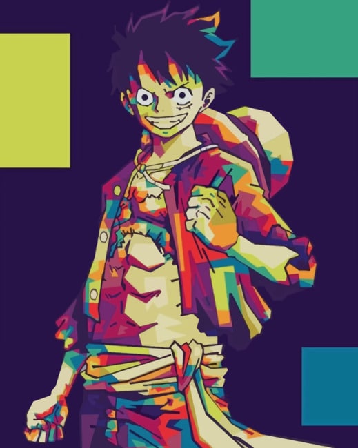 

Monkey D Luffy – Paint By Numbers - 40*50CM, 501 Original