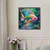 (40*40cm)Fish - Crystal Rhinestone Diamond Painting