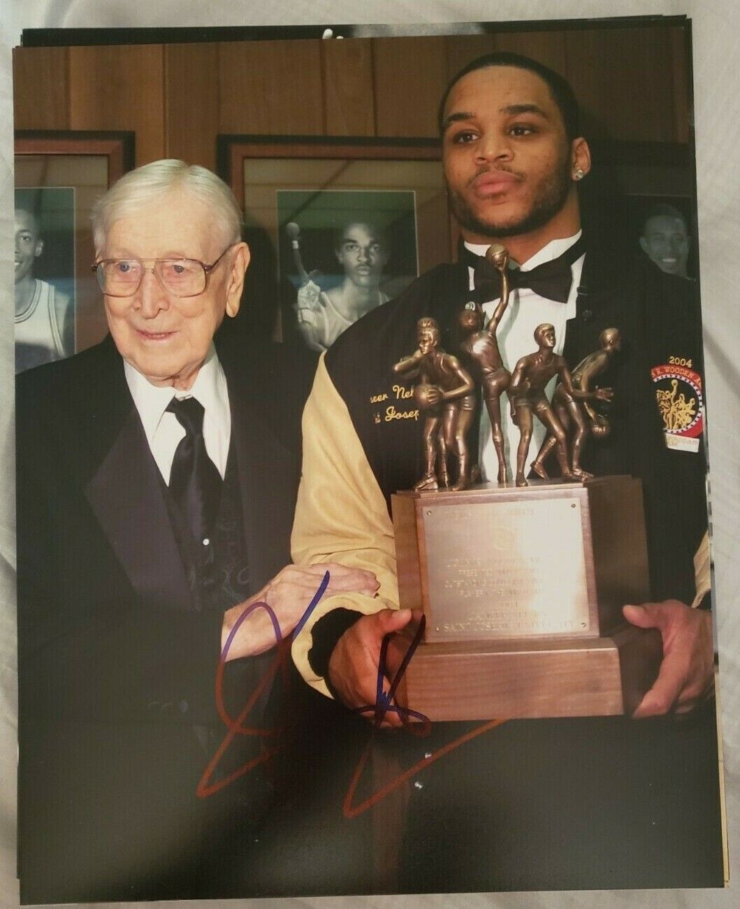 JAMEER NELSON ST. JOE'S HAWKS SIGNED AUTOGRAPHED 8X10 Photo Poster painting W/COA 9