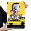 Chauffeur de taxi - Panneaux en &eacute;tain m&eacute;tallique(20*30cm/30*40cm)
