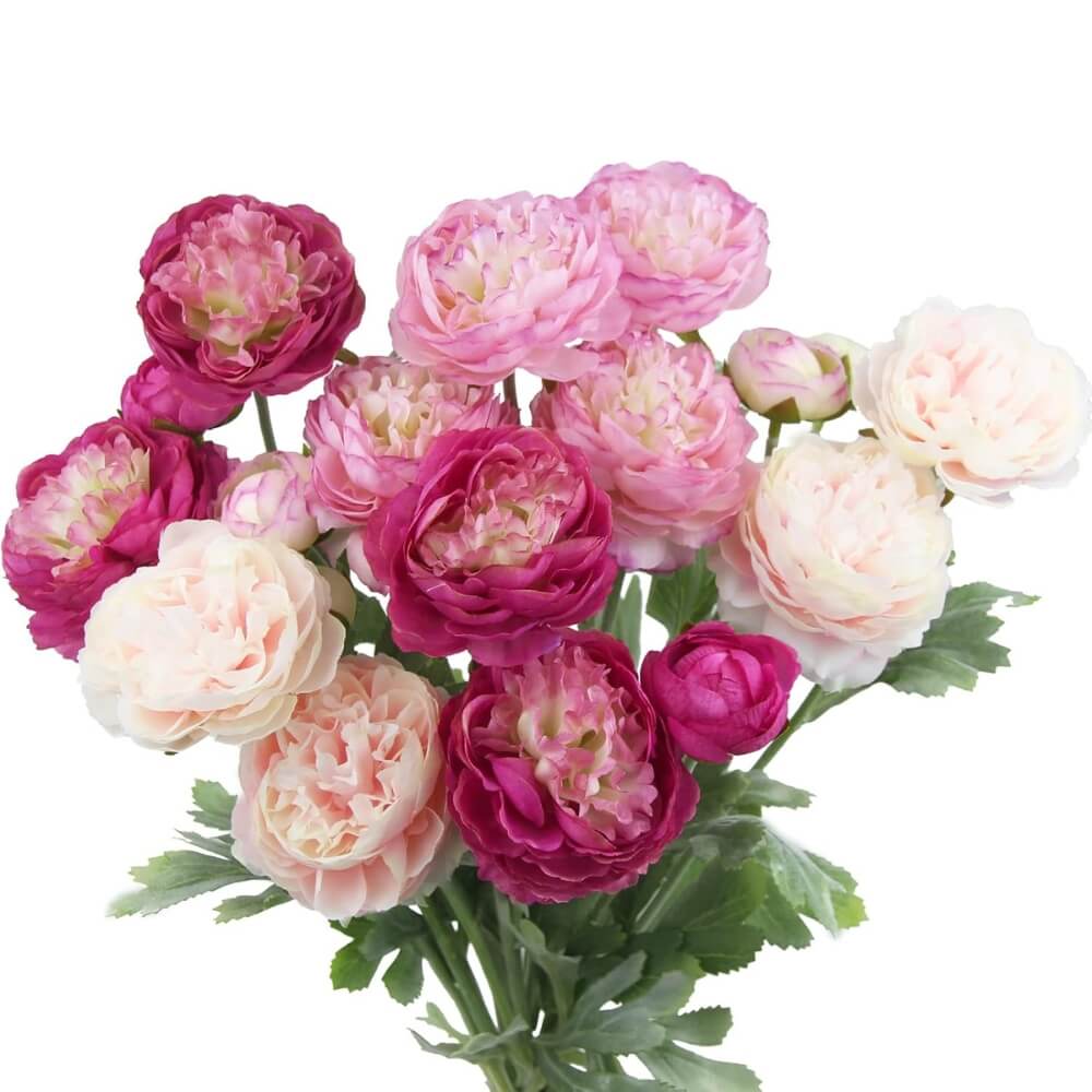 Luxury Silk Peony Bouquet (6 PCS)