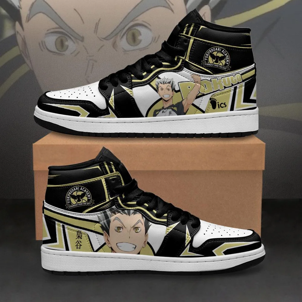 Kingofallstore - Fukurodani Bokuto Koutaro Sneakers Haikyuu Anime Shoes MN10