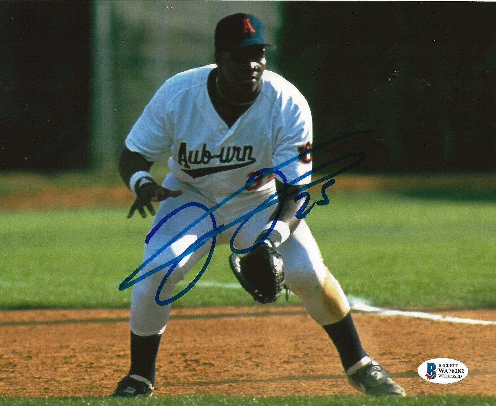 Frank Thomas signed Chicago White Sox 8x10 Photo Poster painting Beckett Witnessed #6