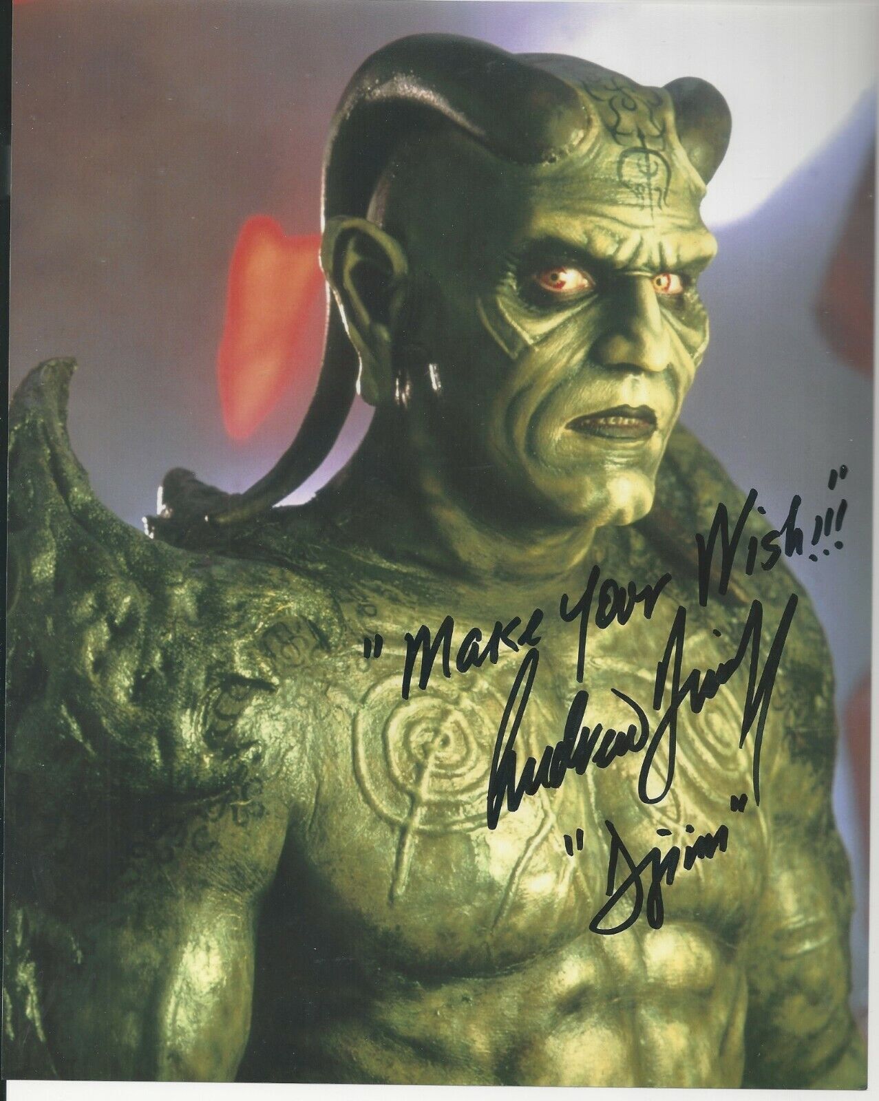 Andrew Divoff - Wishmaster signed Photo Poster painting